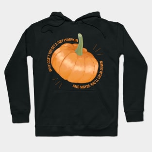why dont you get a tiny pumpkin Hoodie